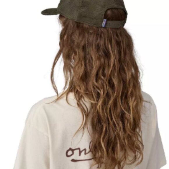 Patagonia Women's Corduroy Hat Adult Green NWT Adjustable Snap Back Closure - Picture 10 of 11